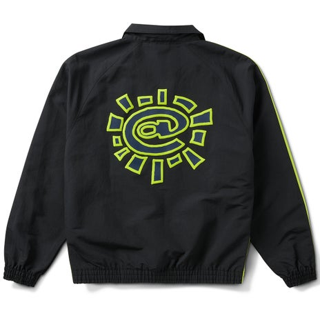 Adidas x Always Wind Jacket in Black/Solar Slime