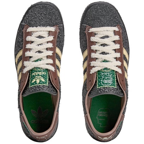 Adidas x Brain Dead Forest Hills Shoe in Black/Pantone/Branch