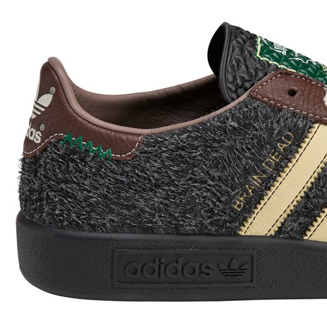 Adidas x Brain Dead Forest Hills Shoe in Black/Pantone/Branch