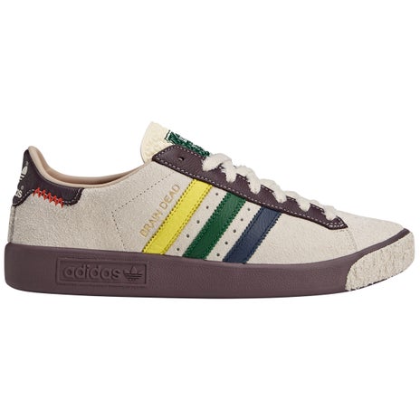 Adidas x Brain Dead Forest Hills Shoe in Cream/Pantone/Night Red