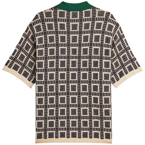 Adidas x Brain Dead Polo in Dust Sand