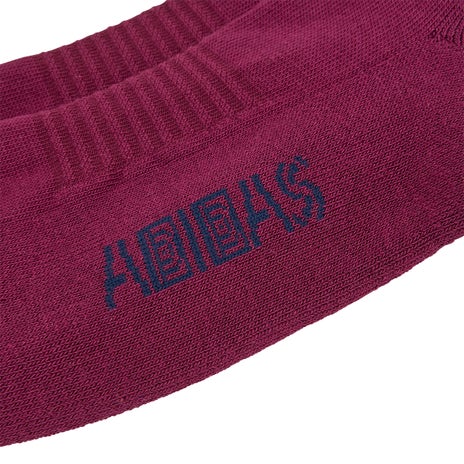 Adidas x Brain Dead Sock in Red/Brown/Navy