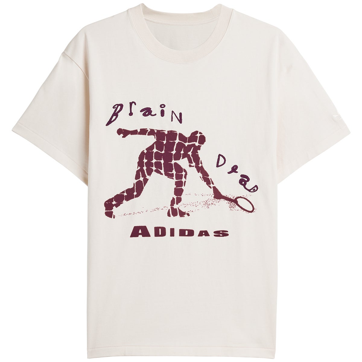 Adidas x Brain Dead Tennis Tee in Wonder White | Boardertown