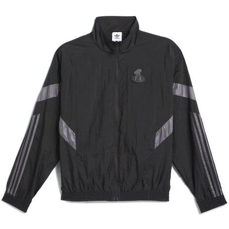 Adidas x Fucking Awesome Aloxe Track Jacket in Black/Granite