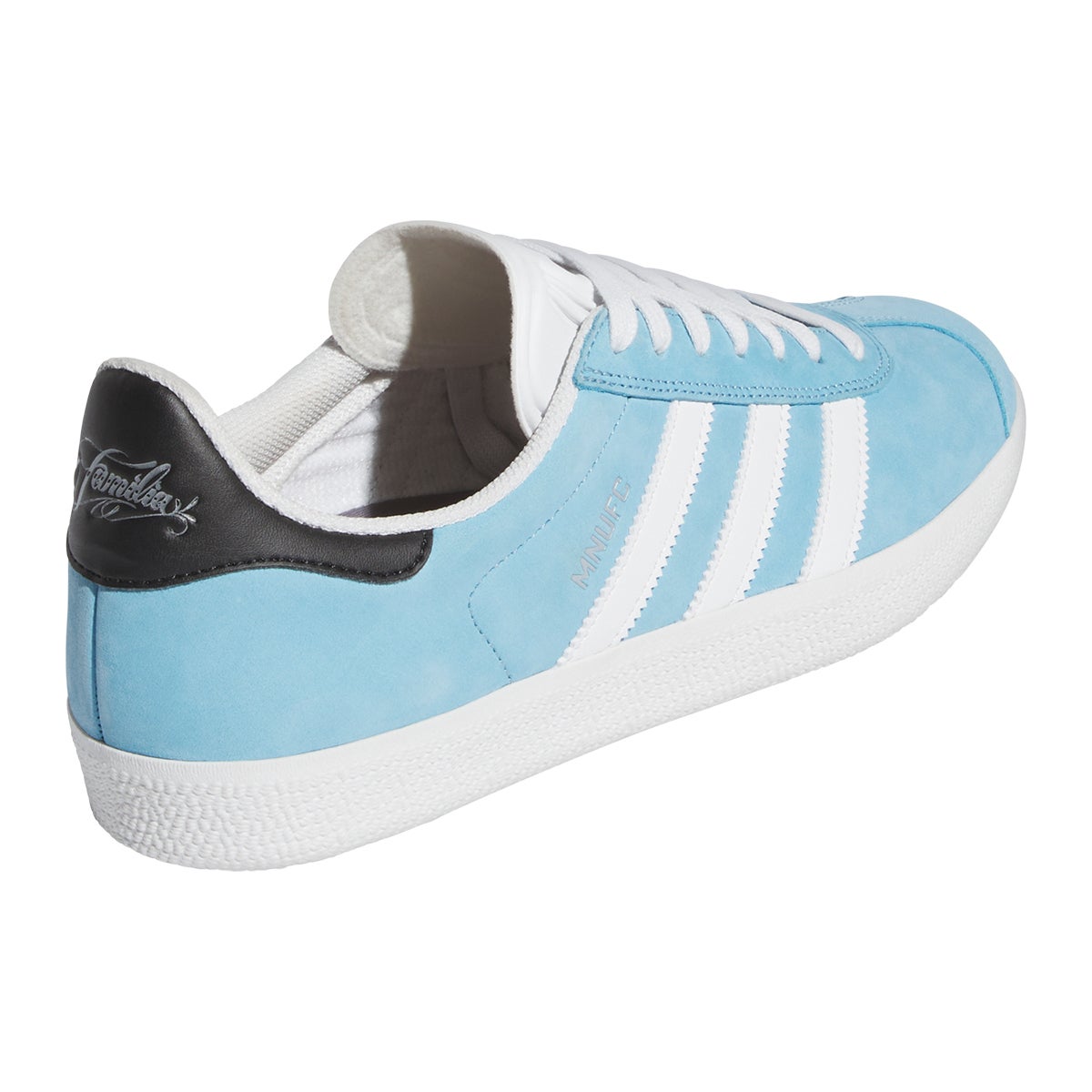 Adidas X MNUFC Familia Gazelle ADV Shoe in White/Black