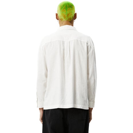 Afends Everyday L/S Shirt in White