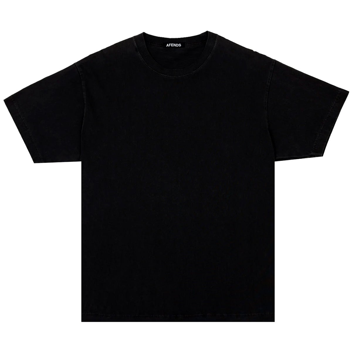 AFENDS Mens Genesis - Heavyweight Boxy Tee - Fossil
