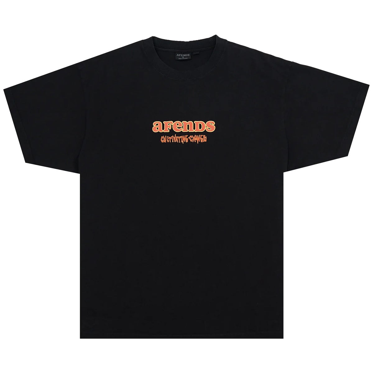 Afends Simple Times Recycled Boxy Fit Tee in Stone Black | Boardertown