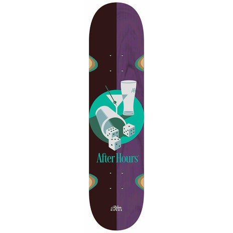 After Hours Dice Skateboard Deck in Team