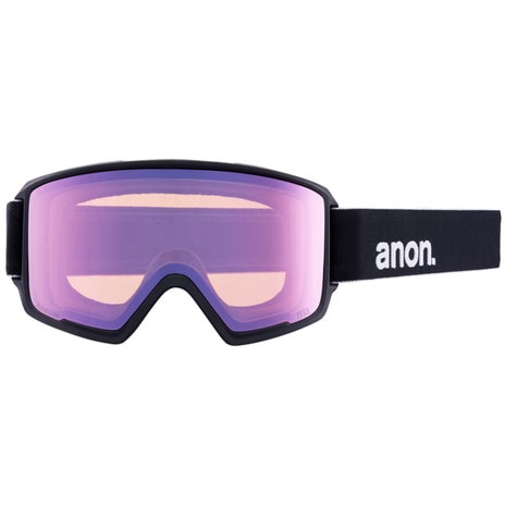 Anon M3 Goggle + Bonus Lens + MFI Face Mask in Black/Perceive Variable Blue