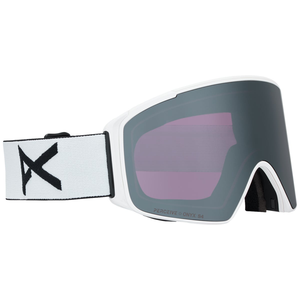 スキー・スノーボードアクセサリー anon. 24-25 M4S WHITE Anon M4S Cylindrical Goggles + Bonus Lens + MFI Face Mask in White
