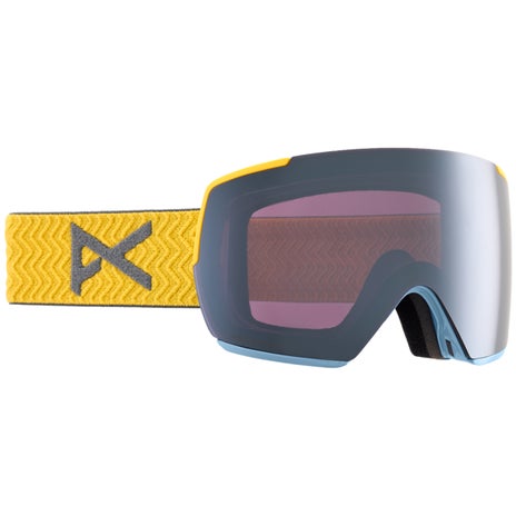 Anon M5 Low Bridge Goggles + Bonus Lens + MFI Face Mask in Golden/Perceive Sunny Onyx