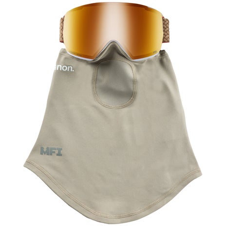 Anon M5 Low Bridge Goggles + Bonus Lens + MFI Face Mask in Summit Taupe/Perceive Sunny Bronze