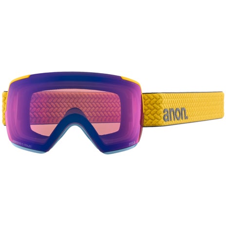 Anon M5S Goggles + Bonus Lens + MFI Face Mask in Golden/Perceive Sunny Onyx