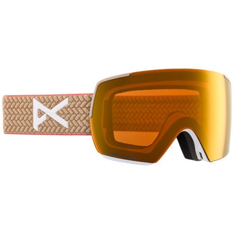 Anon M5S Goggles + Bonus Lens + MFI Face Mask in Summit Taupe/Perceive Sunny Bronze