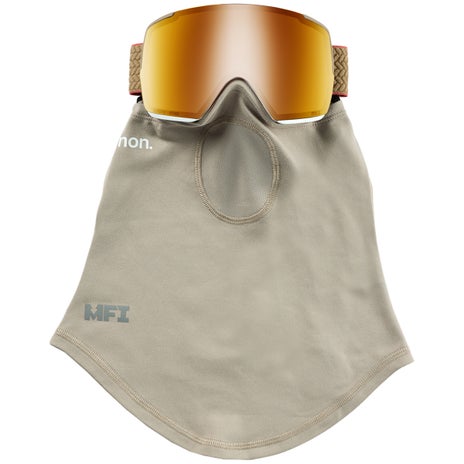 Anon M5S Goggles + Bonus Lens + MFI Face Mask in Summit Taupe/Perceive Sunny Bronze