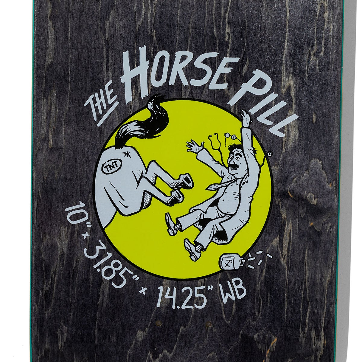 Anti-Hero Classic Eagle Horse Pill Skateboard Deck in Yellow