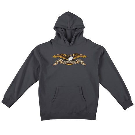 Anti-Hero Eagle Hood in Charcoal/Black/Multi