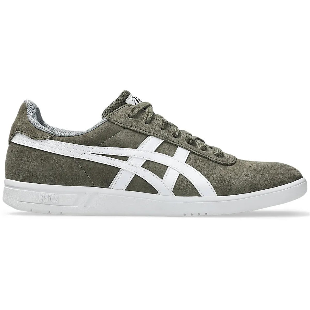 Asics Gel-Vickka Pro Shoe in Dark Olive/White | Boardertown