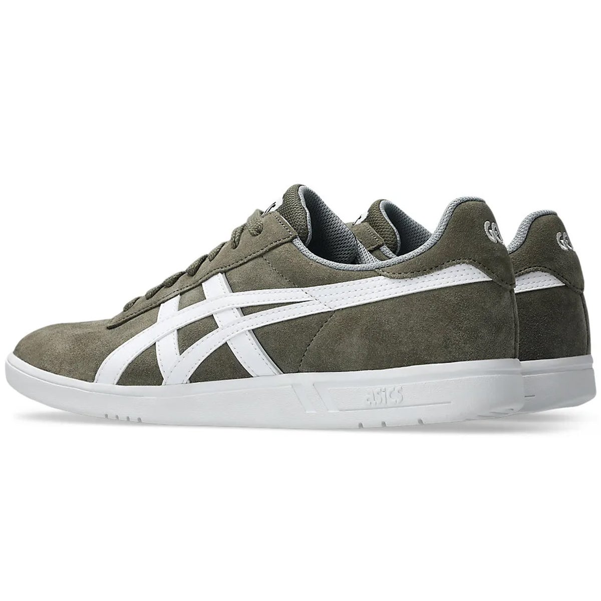 Asics Gel-Vickka Pro Shoe in Dark Olive/White | Boardertown