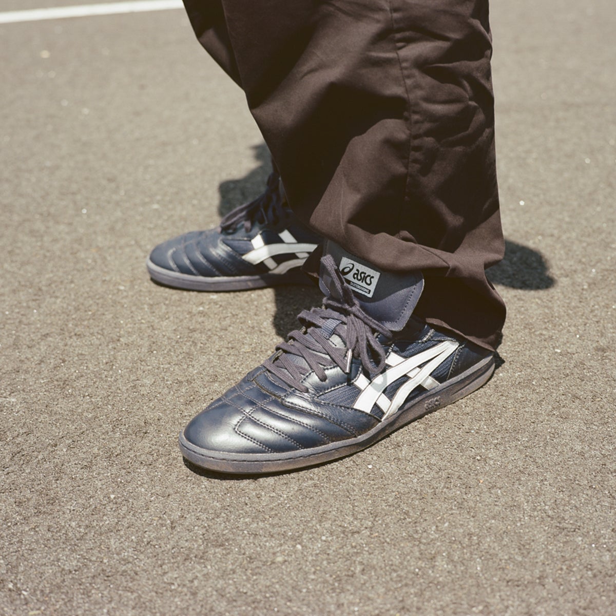 Asics x Gino Iannucci Leggerezza FB Shoe in Navy/White