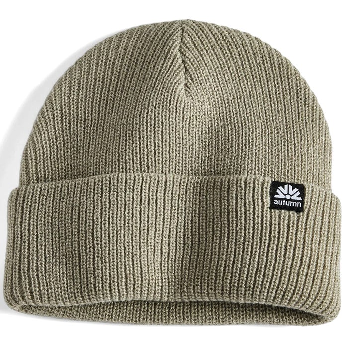 Autumn Simple Beanie in Stone Grey