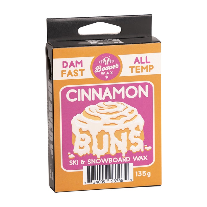 Beaver Scented Snowboard Wax in Cinnamon Bun