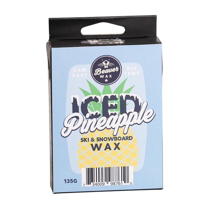Beaver Scented Snowboard Wax in Iced Pineapple