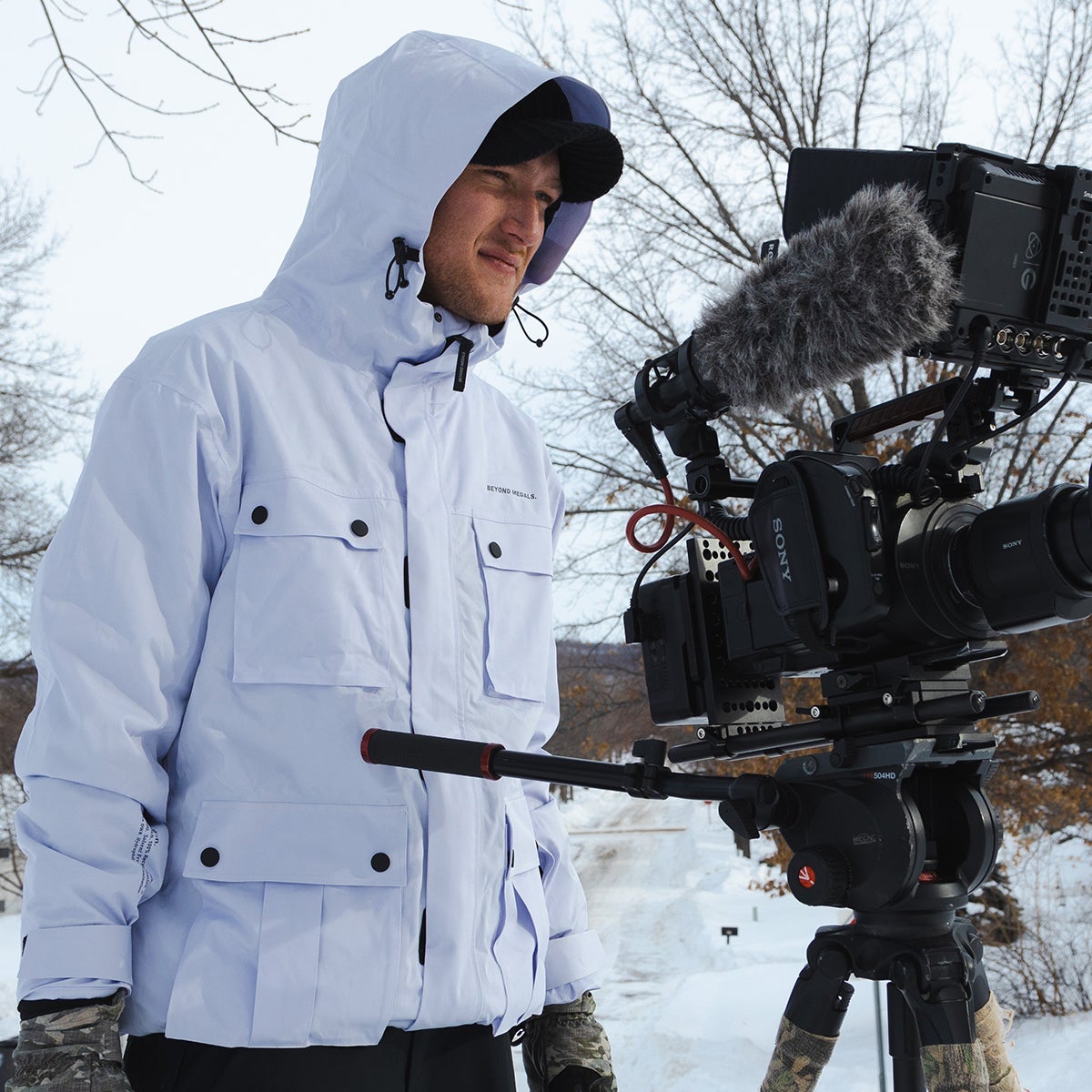 Beyond Medals 2L Cargo Jacket in Lilac Boardertown