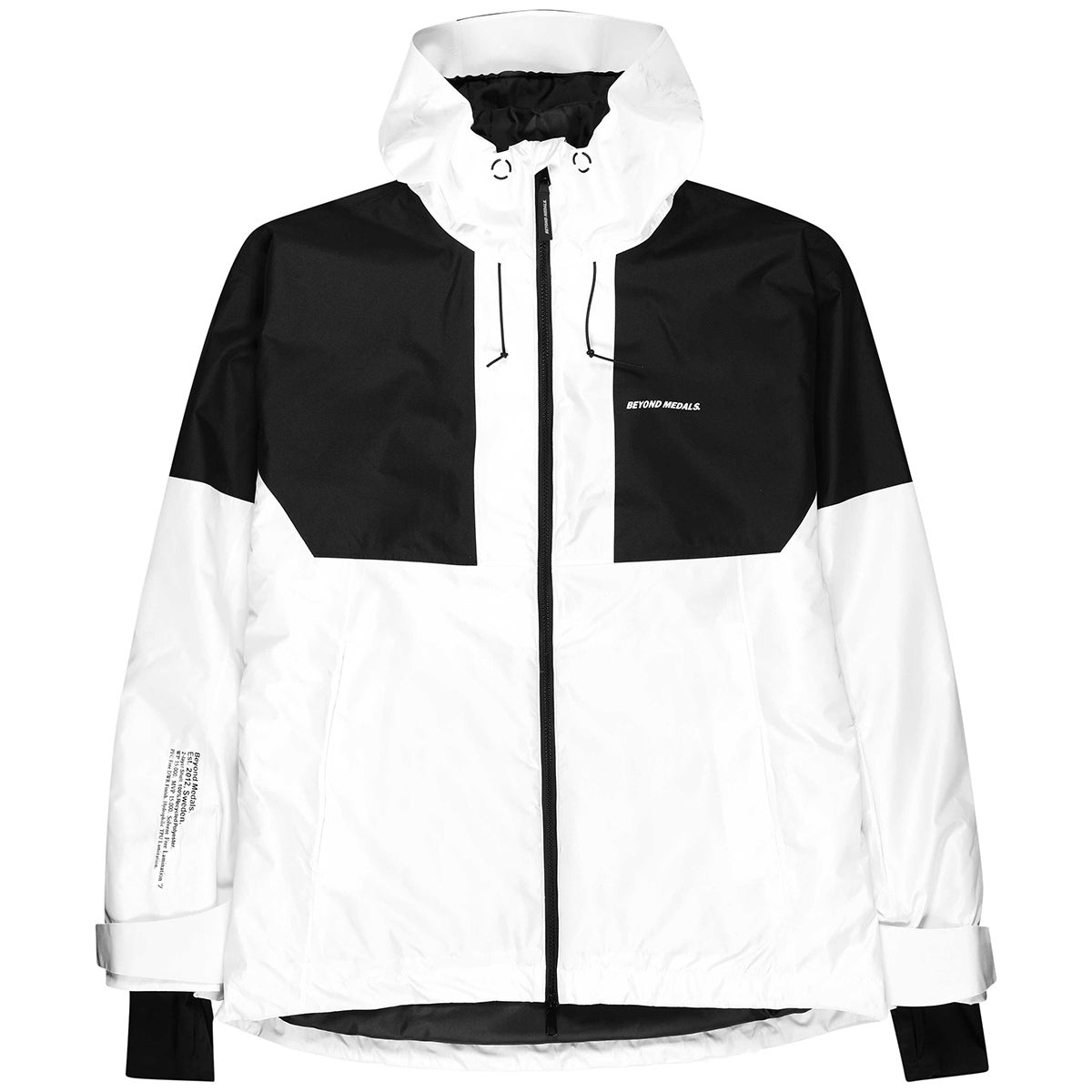 Beyond Medals 2L Full Zip Jacket in Cloud White | Boardertown