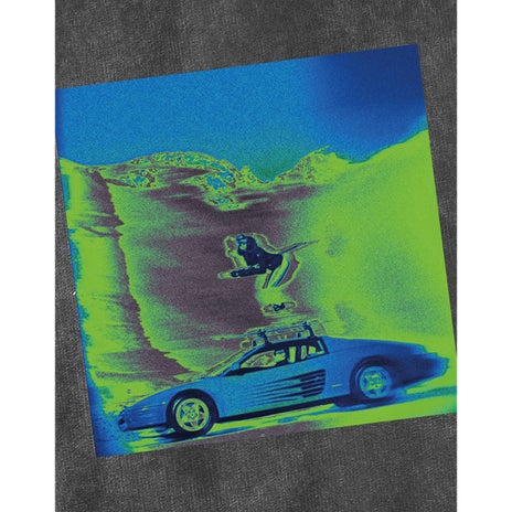 Beyond Medals Acid Ski Hood in Black