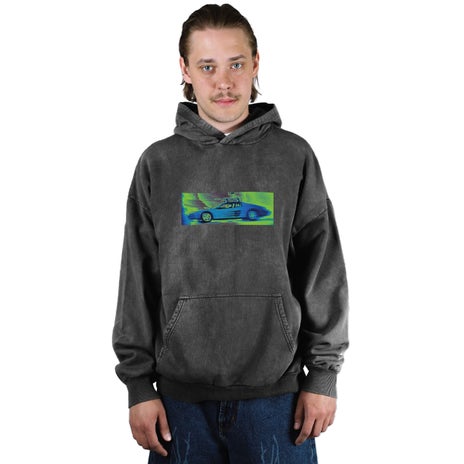Beyond Medals Acid Ski Hood in Black