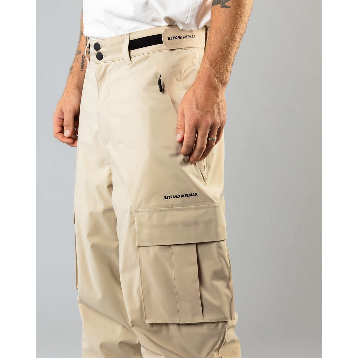 Beyond Medals Cargo 2L Pant in Beige | Boardertown Beyond Medals Cargo 2L Pant in Beige | Boardertown