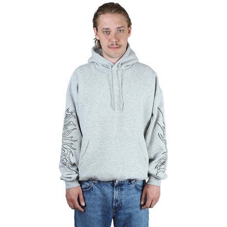 Beyond Medals Sin Hood in Grey Melange