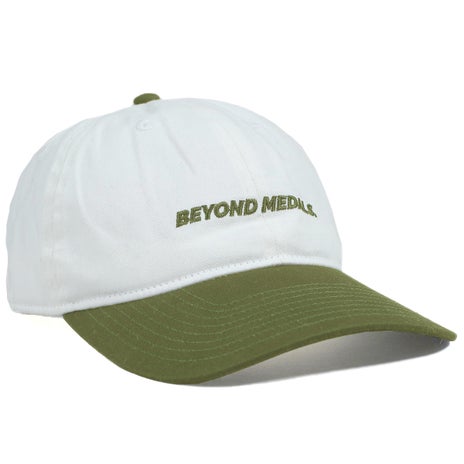 Beyond Medals Unstructured Cap in White