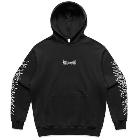 Boardertown Metalcore Hood in Black