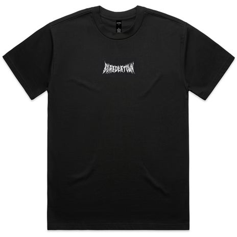 Boardertown Metalcore Tee in Black
