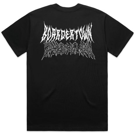 Boardertown Metalcore Tee in Black
