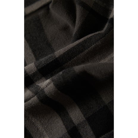 Brixton Seagaze Flannel L/S Shirt in Black/Charcoal