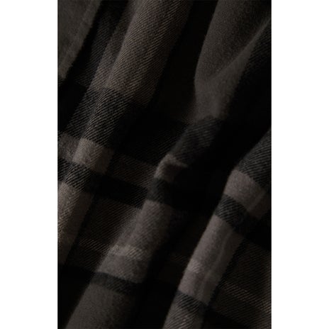 Brixton Seagaze Flannel L/S Shirt in Black/Charcoal