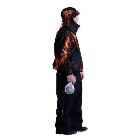 Burton AG 2L Gore-Tex Flyrail Jacket in Orange Flame