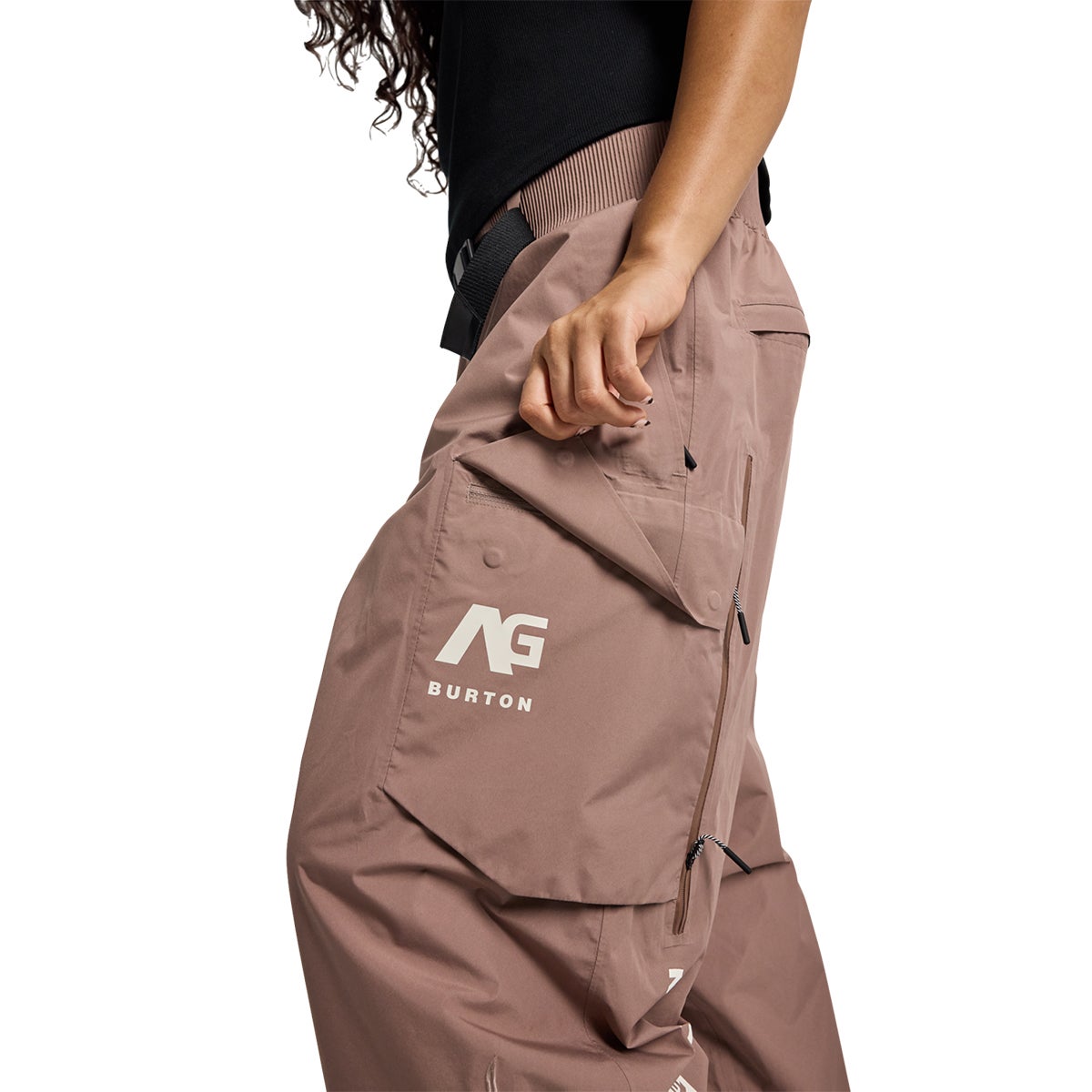 Burton AG 2L Gore-Tex Flyrail Pants in Mud Mauve | Boardertown