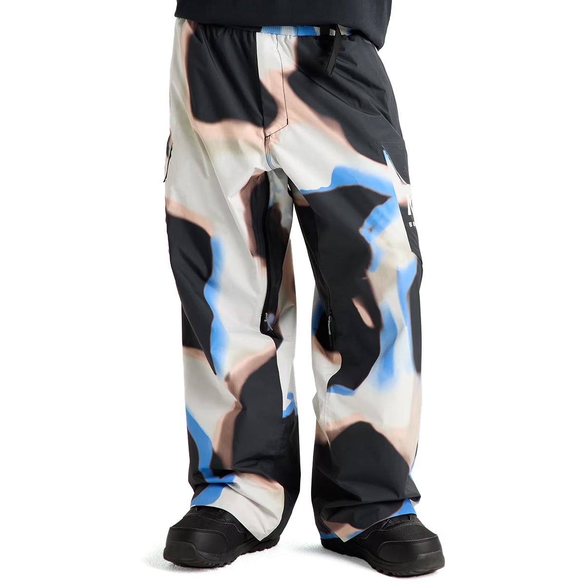 Burton AG Flyrail 2L Gore-Tex Pants in Large Acidic Watercolor