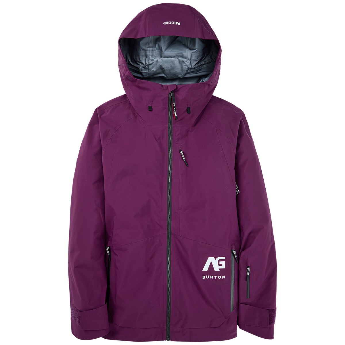 Burton AG Hardpack 3L GoreTex Jacket in Dark Purple Boardertown
