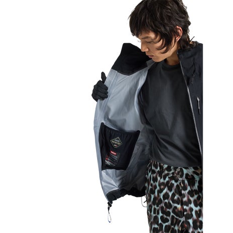 Burton AG Hardpack Gore-Tex 3L Jacket in True Black