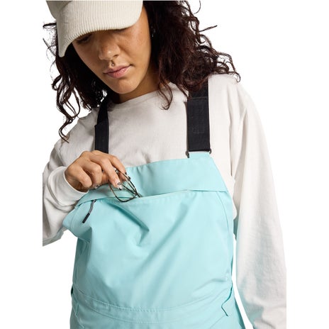 Burton AG Uncork 2L Bib Pants in Light Teal