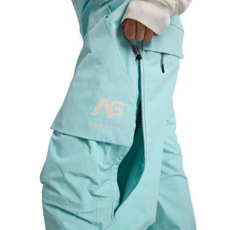 Burton AG Uncork 2L Bib Pants in Light Teal