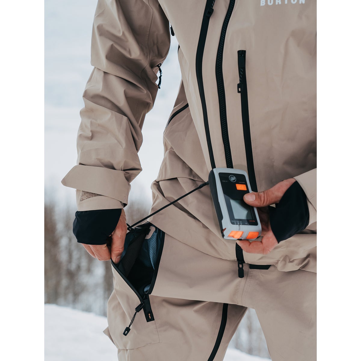 Burton [ak] Acamar Gore-Tex Pro 3L Bib Pants in Summit Taupe