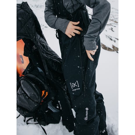 Burton [ak] Acamar Gore-Tex Pro 3L Bib Pants in True Black