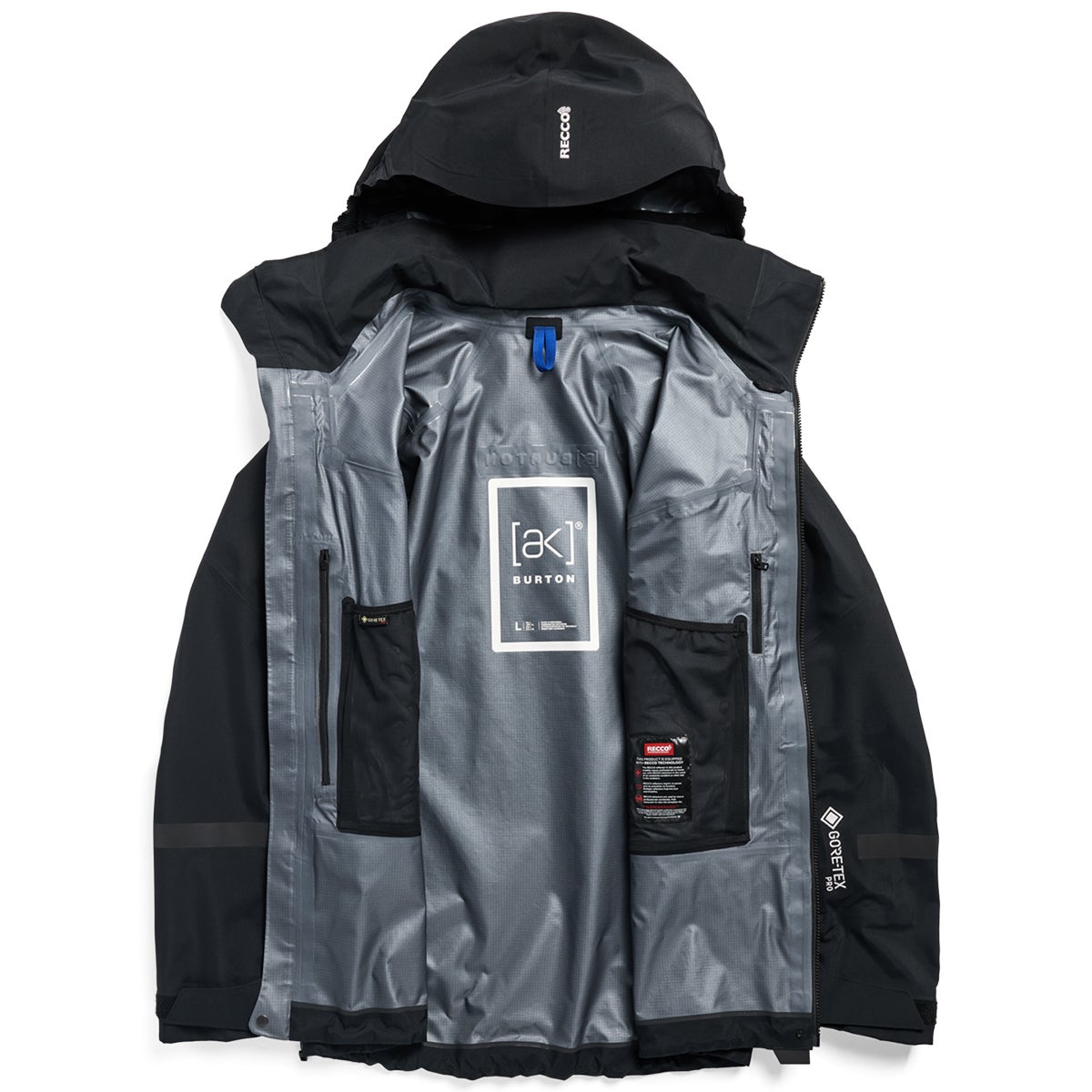 Burton [ak] Acamar GORE-TEX PRO 3L Jacket in True Black | Boardertown